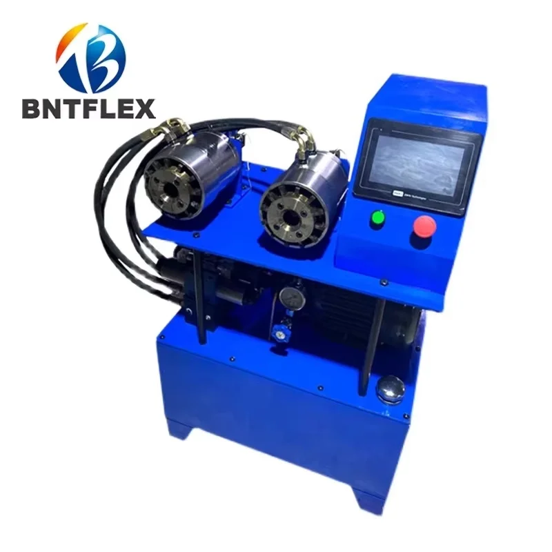 Two oil cylinder Digital machine for crimping pressed soft tube gardening Stainless steel wire braided hose with 2 sets of dies
Two oil cylinder Digital machine for crimping pressed soft tube gardening Stainless steel wire braided hose with 2 sets of dies