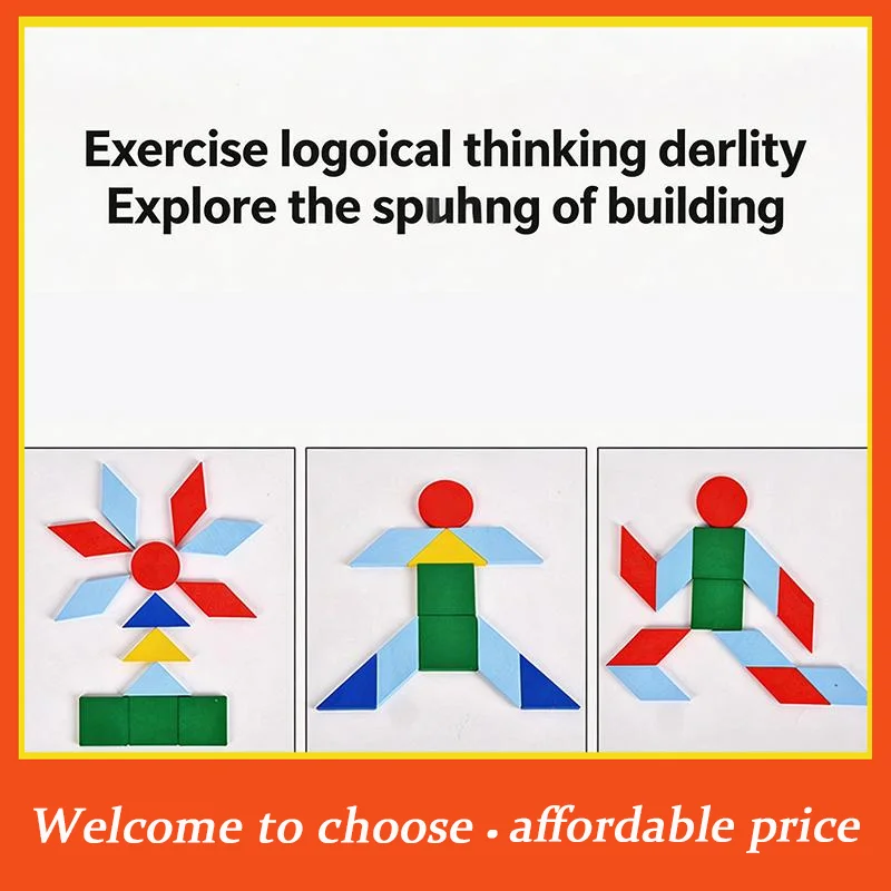 Xm 1pc new Hexagon Tangram Puzzle Wooden Puzzle Toys For Children And Adults Challenging Puzzles Wooden Brain Teasers Puzzle
Xm 1pc new Hexagon Tangram Puzzle Wooden Puzzle Toys For Children And Adults Challenging Puzzles Wooden Brain Teasers Puzzle