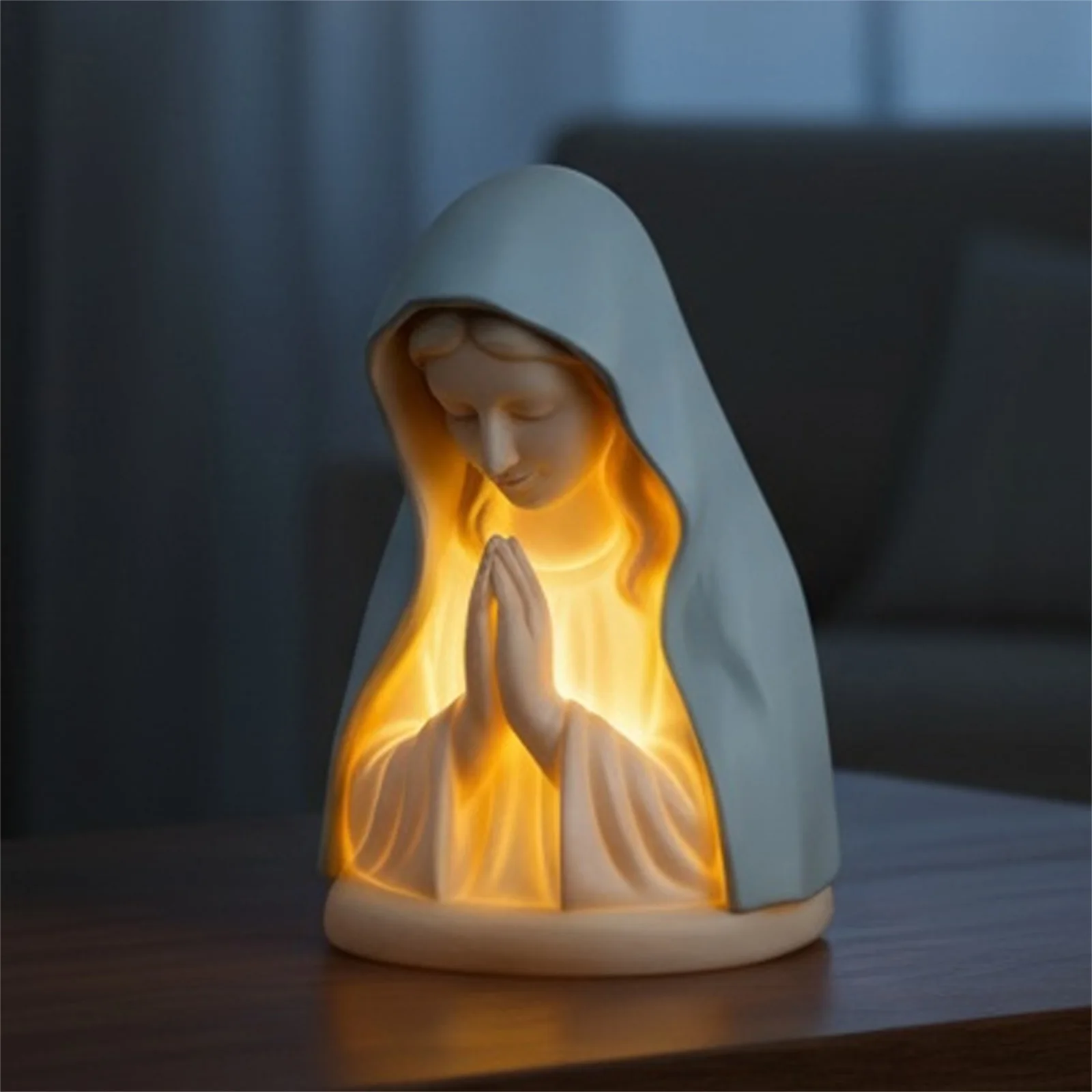 Настольная лампа из смолы с изображением Девы Марии, католический декор, элегантная религиозная статуэтка, светодиодный светильник ручной работы для веры, мира и духовного комфорта
Настольная лампа из смолы с изображением Девы Марии, католический декор, элегантная религиозная статуэтка, светодиодный светильник ручной работы для веры, мира и духовного комфорта
