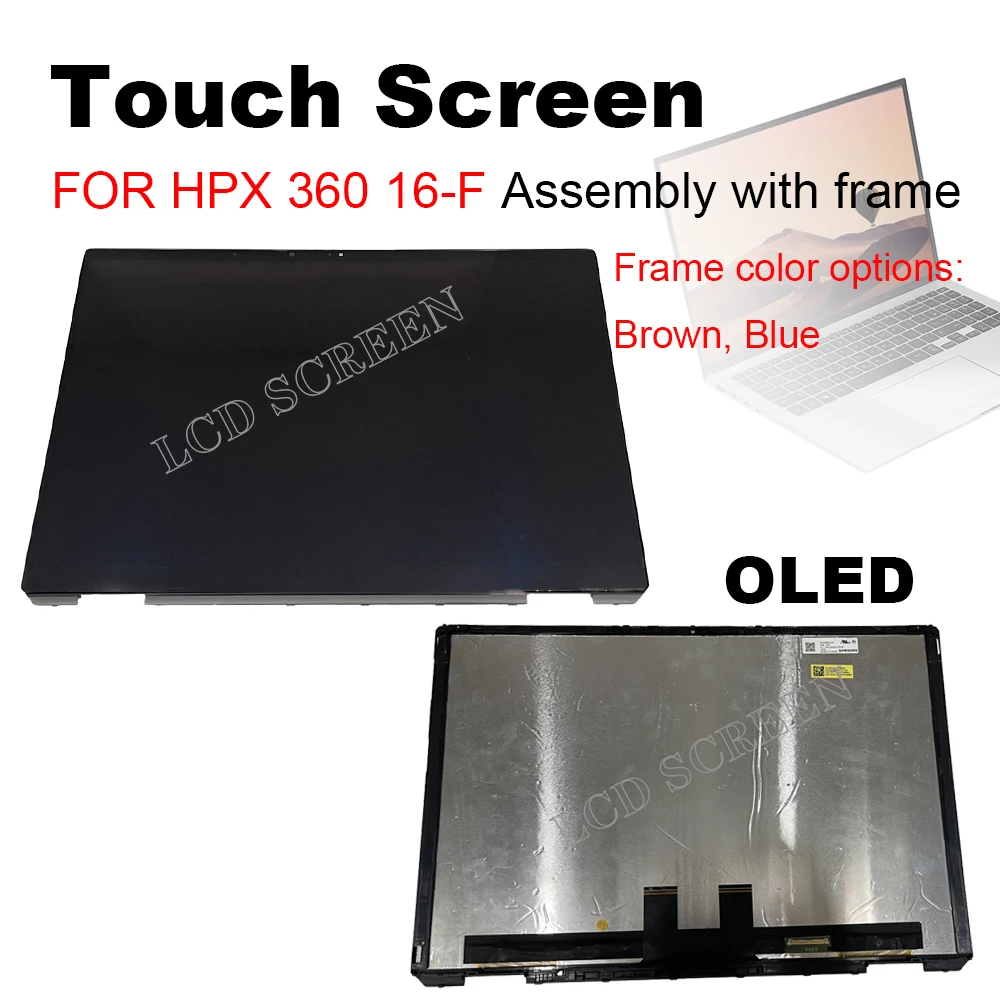 16-дюймовый сенсорный ЖК-экран M83490-001 для HP Spectre x360 OLED 16-F в сборе с рамкой 16-f1075ng 16-F0035 16-F0013DX 16-F
16-дюймовый сенсорный ЖК-экран M83490-001 для HP Spectre x360 OLED 16-F в сборе с рамкой 16-f1075ng 16-F0035 16-F0013DX 16-F