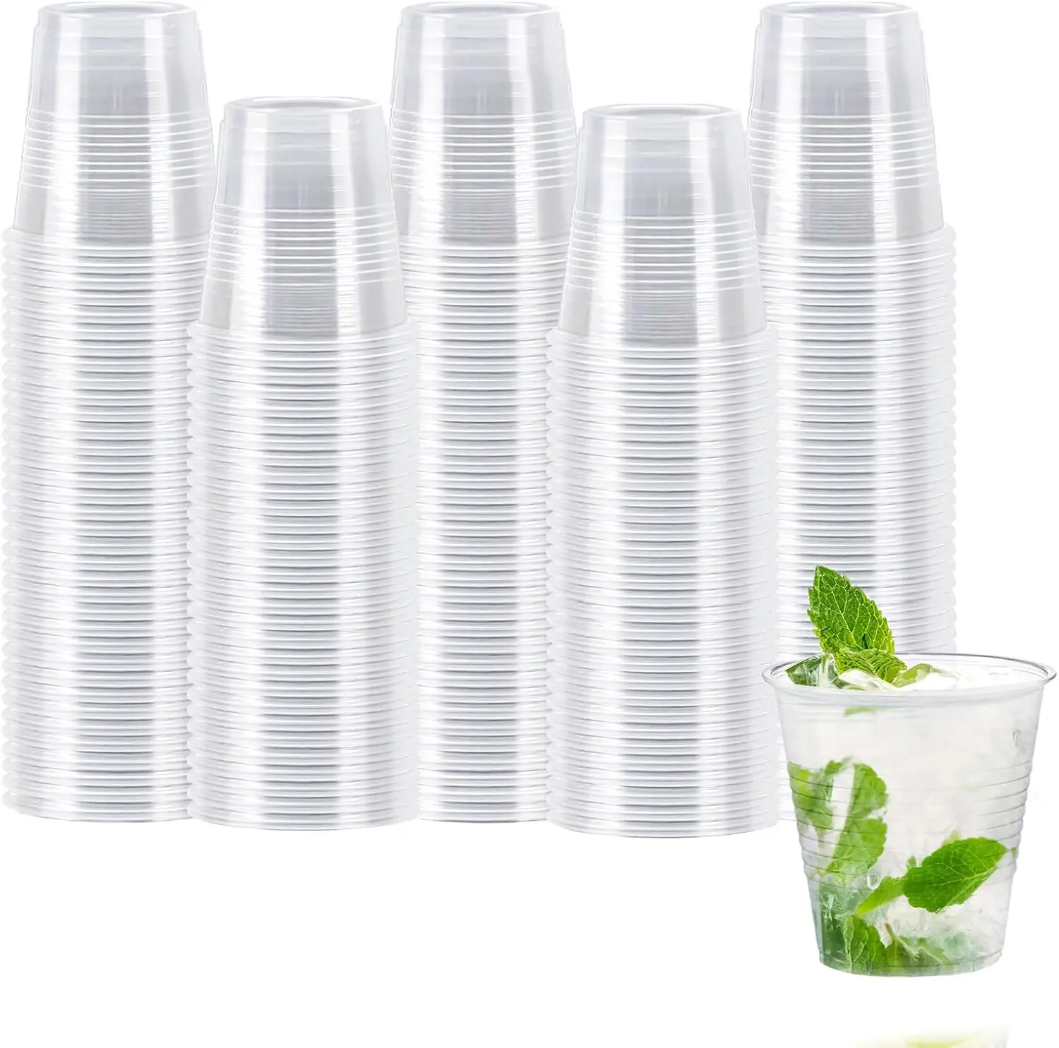 100 Pack 3 oz Clear Plastic Cups, Small Bathroom Cups, Disposable Mouthwash Cup, Ideal for Tasting and Drinking
100 Pack 3 oz Clear Plastic Cups, Small Bathroom Cups, Disposable Mouthwash Cup, Ideal for Tasting and Drinking