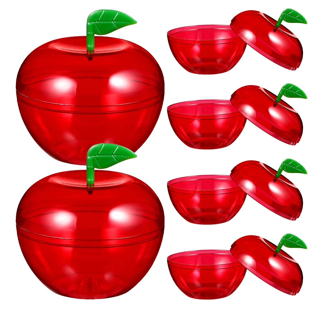 6pcs Apple Shaped Candy Boxes Realistic Design Clear Storage Red Plastic Jars Gift Party Favor Elegant Decor Wedding
6pcs Apple Shaped Candy Boxes Realistic Design Clear Storage Red Plastic Jars Gift Party Favor Elegant Decor Wedding