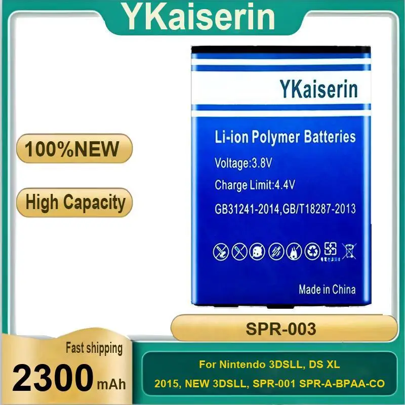 Аккумулятор для портативной игровой консоли Spr-003 2300 мАч для Nintendo 3DSLL, DS XL 2015, новый Spr-001 Spr-A-Bpaa-CO
Аккумулятор для портативной игровой консоли Spr-003 2300 мАч для Nintendo 3DSLL, DS XL 2015, новый Spr-001 Spr-A-Bpaa-CO