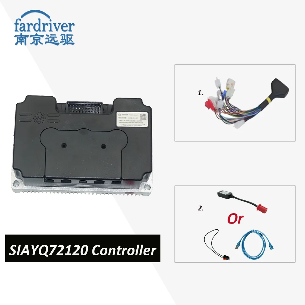 Fardriver Controller SIAYQ72120 72V 120A with CAN and Debugging Function Electric Motorcycle Scooter Controller
Fardriver Controller SIAYQ72120 72V 120A with CAN and Debugging Function Electric Motorcycle Scooter Controller