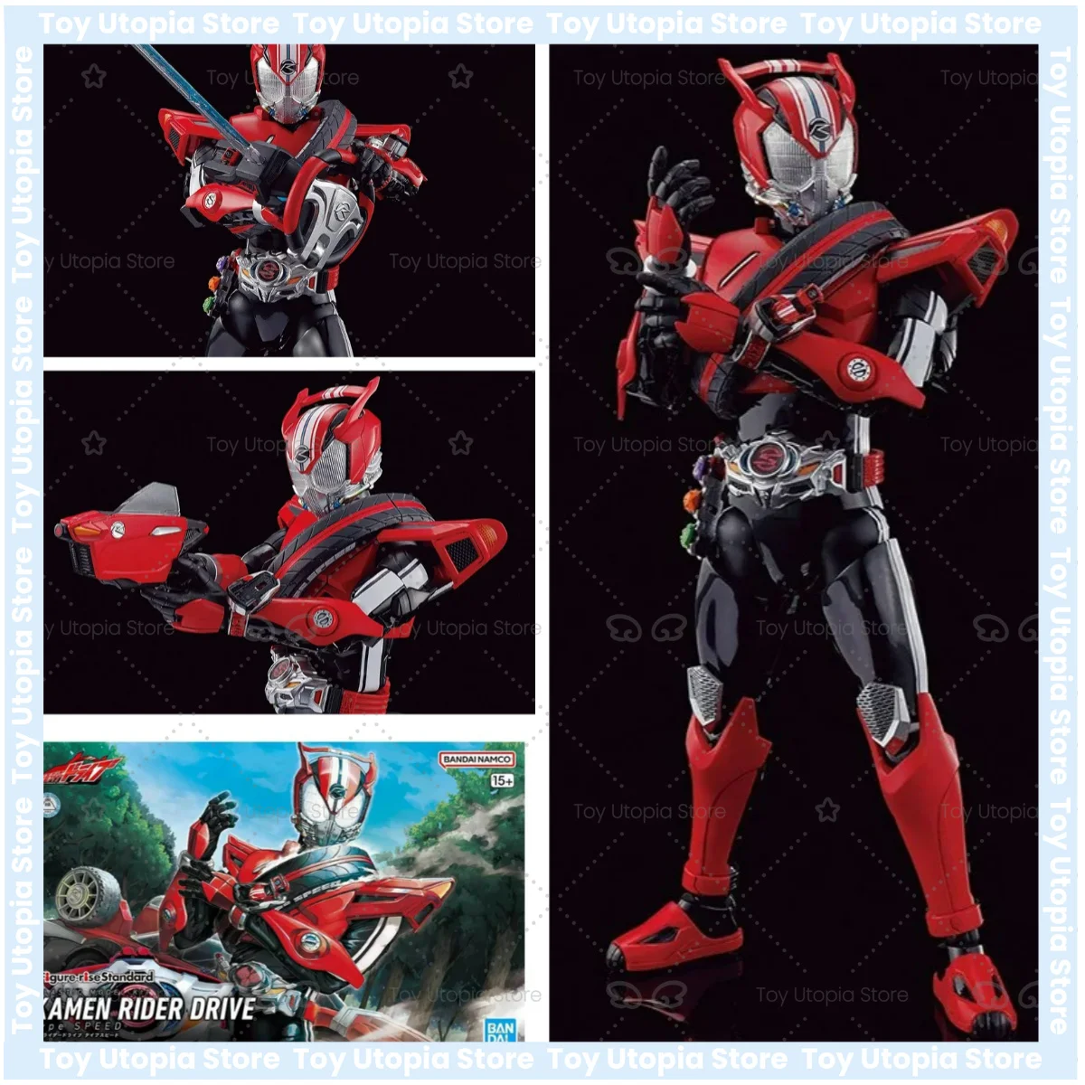 Bandai Original figura genuina figura-rise estándar Kamen Rider Drive tipo colección de velocidad modelo Kit juguetes regalos
Bandai Original figura genuina figura-rise estándar Kamen Rider Drive tipo colección de velocidad modelo Kit juguetes regalos
