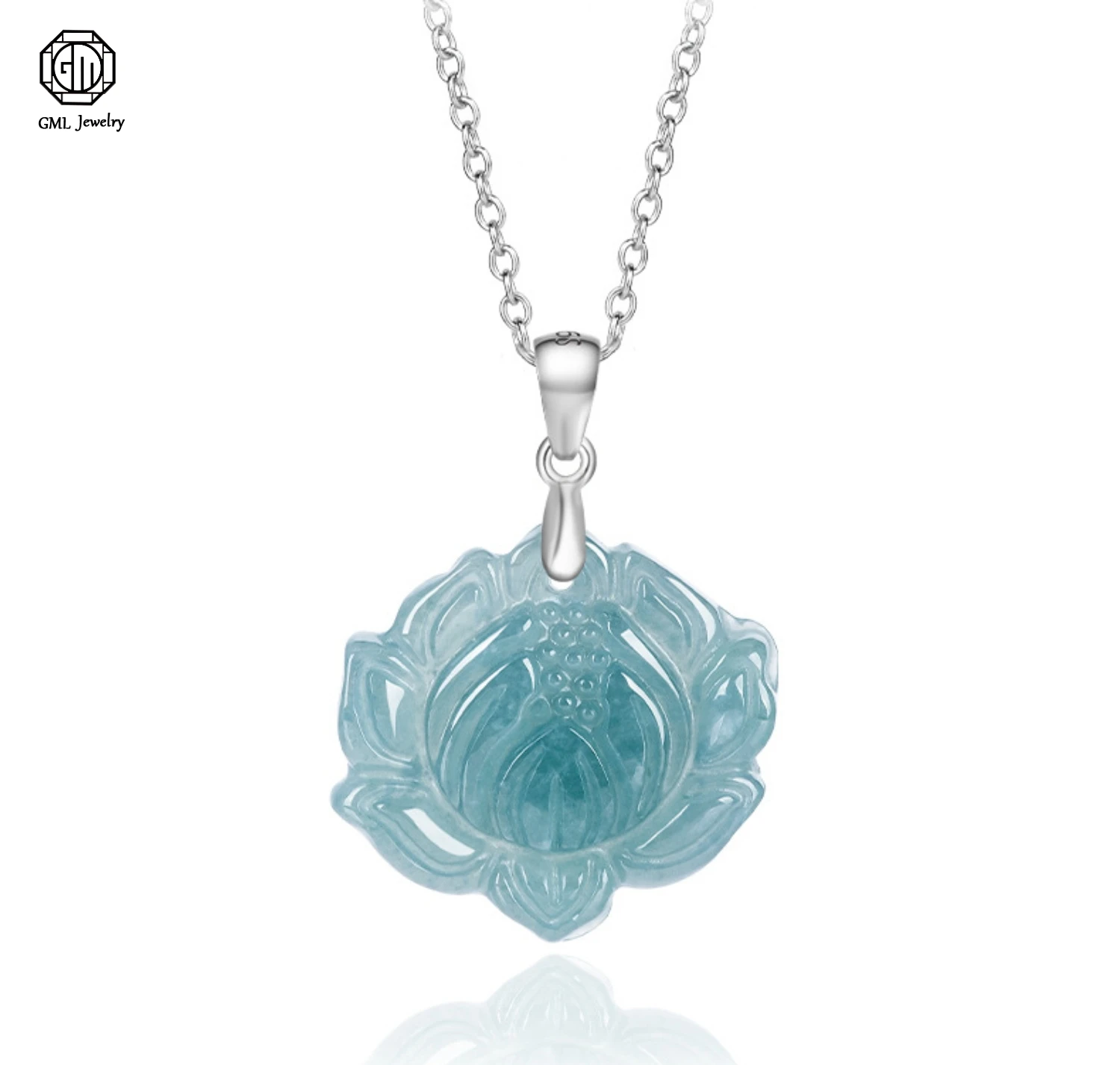 Натуральный кулон из жадеита типа А «Синий водный лотос» в серебряной оправе 925 пробы, ледяной тип, для женщин, подвеска-ожерелье из нефрита
Натуральный кулон из жадеита типа А «Синий водный лотос» в серебряной оправе 925 пробы, ледяной тип, для женщин, подвеска-ожерелье из нефрита