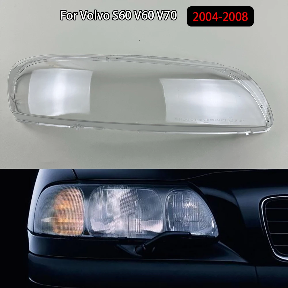 For Volvo S60 V60 V70 2004-2008 Headlamp Cover Headlight Shell Transparent Lens Plexiglass Replace Original Lampshade
For Volvo S60 V60 V70 2004-2008 Headlamp Cover Headlight Shell Transparent Lens Plexiglass Replace Original Lampshade