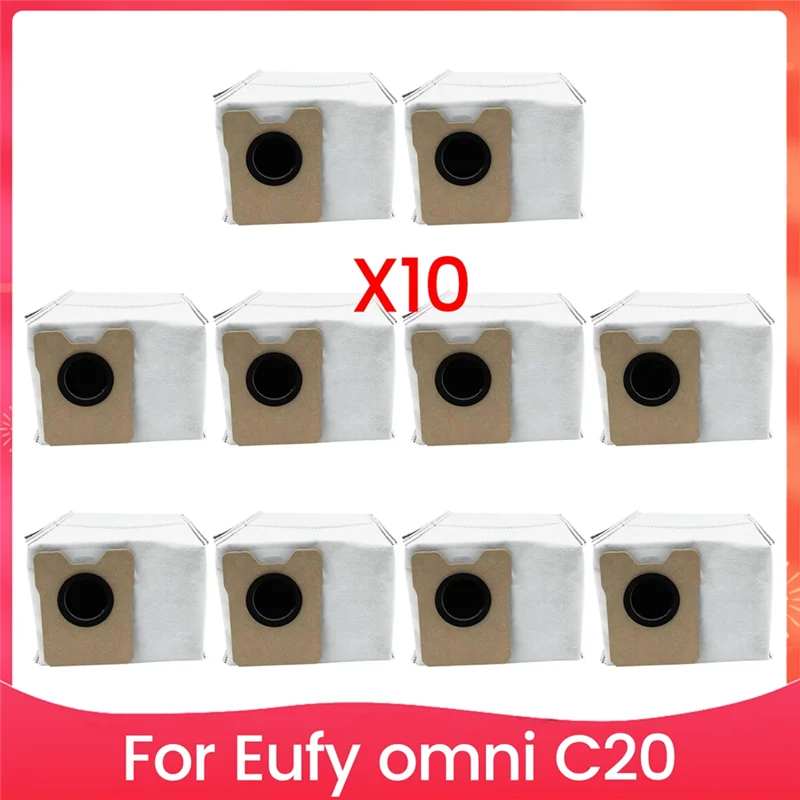 BMBY-10PCS Vacuum Cleaner Dust Bag Accessories For Eufy Omni C20 Vacuum Cleaner Accessories Replacement Dust Bags
BMBY-10PCS Vacuum Cleaner Dust Bag Accessories For Eufy Omni C20 Vacuum Cleaner Accessories Replacement Dust Bags