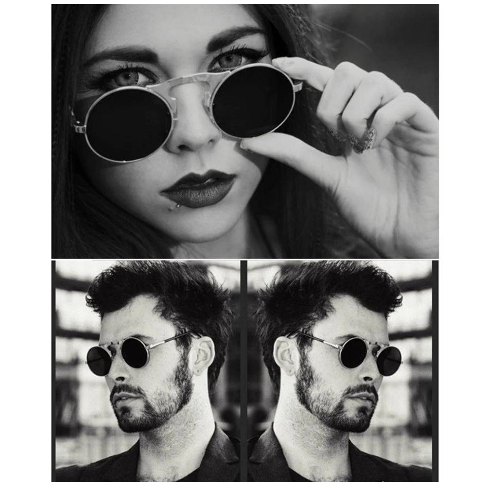 Retro Sunglasses Protective Sunglasses Men Fashion Protective Round Lens Punk Style Classic Design Outdoor
Retro Sunglasses Protective Sunglasses Men Fashion Protective Round Lens Punk Style Classic Design Outdoor