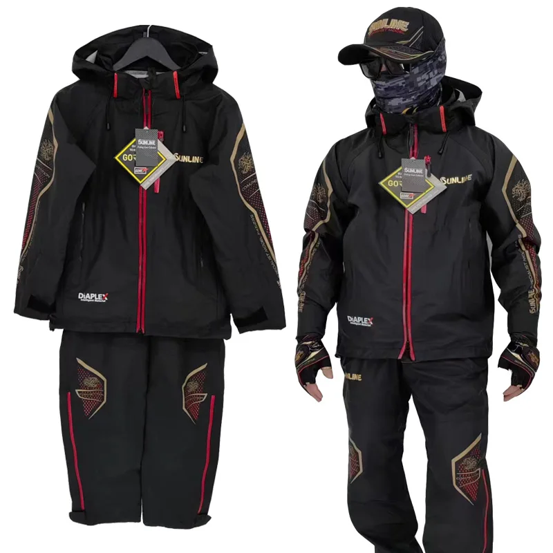 New SUNLINE Men Fishing Suit Waterproof Breathable Warm Fishing Jacket and Pants 2pcs Set Clothing 4 Seasons Wear
New SUNLINE Men Fishing Suit Waterproof Breathable Warm Fishing Jacket and Pants 2pcs Set Clothing 4 Seasons Wear