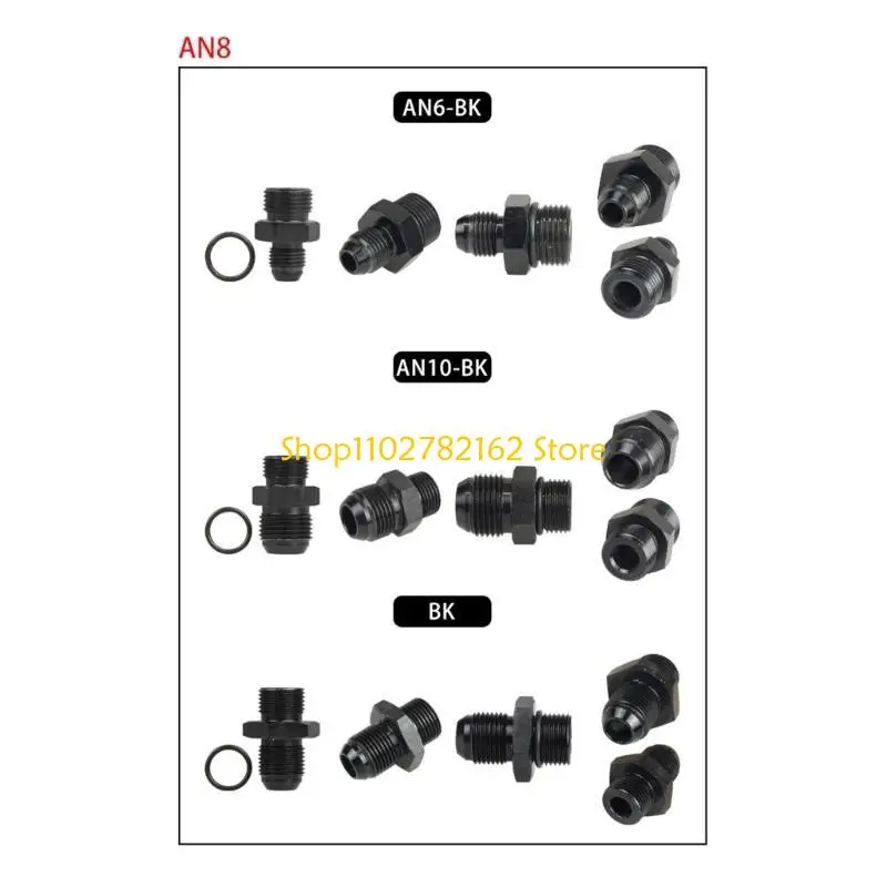 547B Aluminium 6AN to 6AN ORB Male Adapter Fitting Black Pump Oil Hose Straight Fitting Adapter
547B Aluminium 6AN to 6AN ORB Male Adapter Fitting Black Pump Oil Hose Straight Fitting Adapter