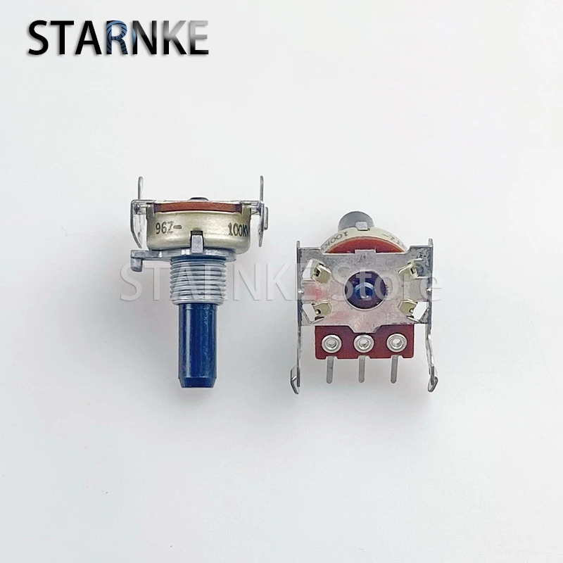 2PCS R161 Single W100K With Center Positioning Audio Power Amplifier Speaker Volume Balance Potentiometer 3-Pin D Shaft 20mm
2PCS R161 Single W100K With Center Positioning Audio Power Amplifier Speaker Volume Balance Potentiometer 3-Pin D Shaft 20mm