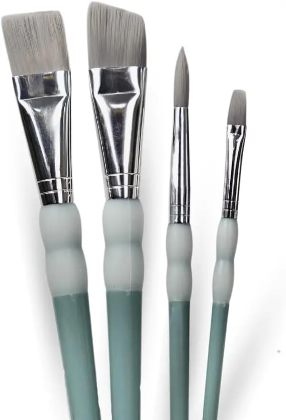 All-in-One Paint Brushes Set, 4 Pack Detailer Edger Liner Trimmer Reusable
All-in-One Paint Brushes Set, 4 Pack Detailer Edger Liner Trimmer Reusable