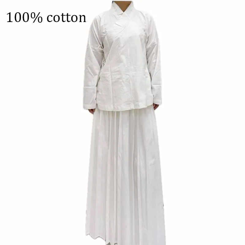 100% Cotton Hanfu Lining Shirt Skirts Pant Women Chinese Ancient White Cotton Hanfu Underwear Lining Pajamas Plus Size 2XL Women
100% Cotton Hanfu Lining Shirt Skirts Pant Women Chinese Ancient White Cotton Hanfu Underwear Lining Pajamas Plus Size 2XL Women