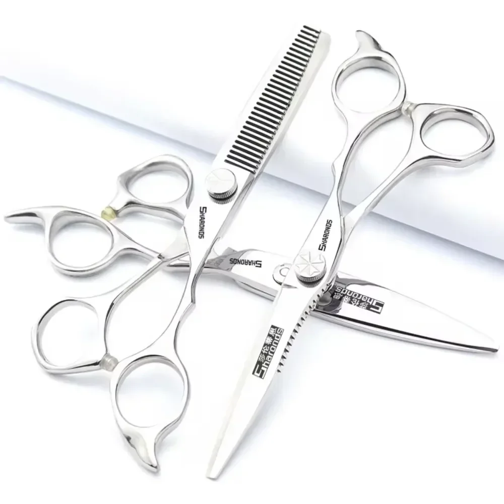 SHARONDS Hairdressing Professional Scissors 440C Japanese Steel Hair Clippers Dedicated Hairdresser Clipers Hair Cutting Tools
SHARONDS Hairdressing Professional Scissors 440C Japanese Steel Hair Clippers Dedicated Hairdresser Clipers Hair Cutting Tools