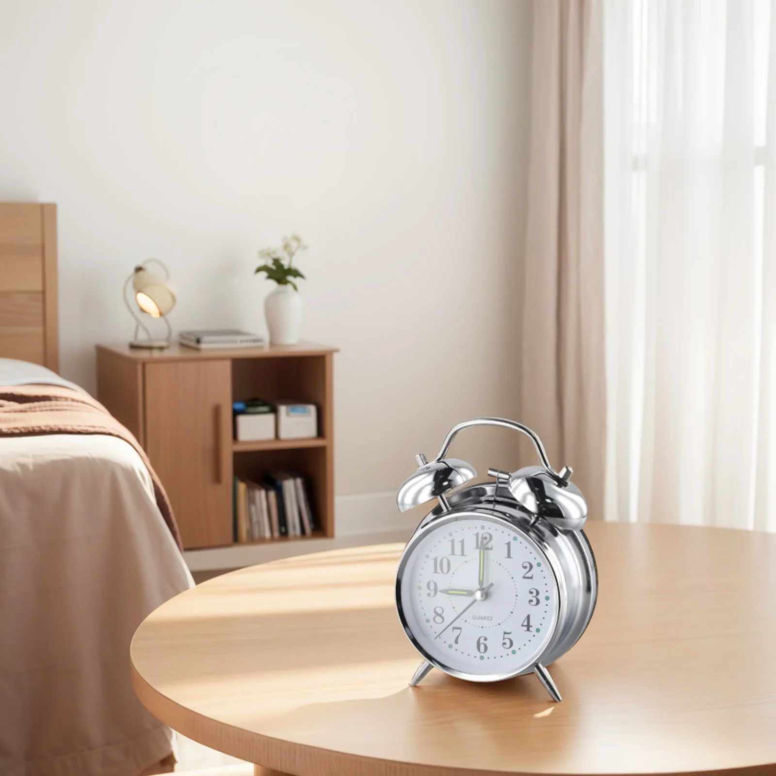12.5*16.5*6.2cm Home Decoration Alarm Clock Alarm Clock Ring Clock Hot Sale Metal Electroplated New Retro Silver
12.5*16.5*6.2cm Home Decoration Alarm Clock Alarm Clock Ring Clock Hot Sale Metal Electroplated New Retro Silver