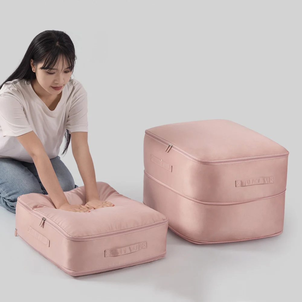 Compression Duvet Storage Bag Closet Cabinet Organizer Storage Pouch Self Compression Organizer Ultra Space Saving Solid Color
Compression Duvet Storage Bag Closet Cabinet Organizer Storage Pouch Self Compression Organizer Ultra Space Saving Solid Color