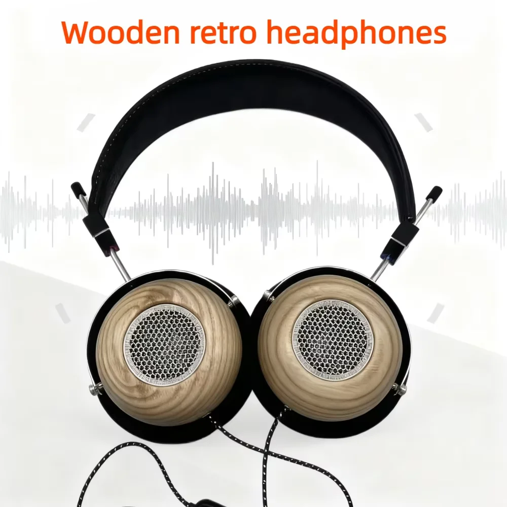 2026 Retro Wooden Diy Headphones With 58mm Graphene Monitoring Core And 3.5mm High-fidelity Gold-plated Audio Cable
2026 Retro Wooden Diy Headphones With 58mm Graphene Monitoring Core And 3.5mm High-fidelity Gold-plated Audio Cable