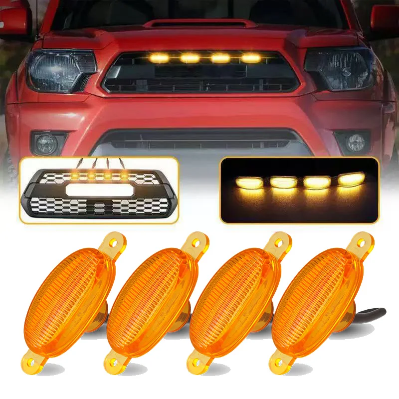 12V LED Light 4X4 Vehicle Light Yellow Grille Lamp Daytime Running Light LED Decorative Warning Light Pickup Truck Fog Light
12V LED Light 4X4 Vehicle Light Yellow Grille Lamp Daytime Running Light LED Decorative Warning Light Pickup Truck Fog Light