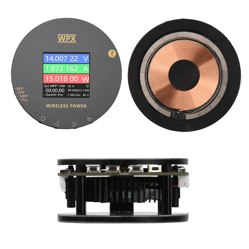 Voltage Meter/Ammeter Voltmeter Tester Magnetic Wireless Charging Testers MPP Fast Charging Wireless Charger Debugger Detector
Voltage Meter/Ammeter Voltmeter Tester Magnetic Wireless Charging Testers MPP Fast Charging Wireless Charger Debugger Detector