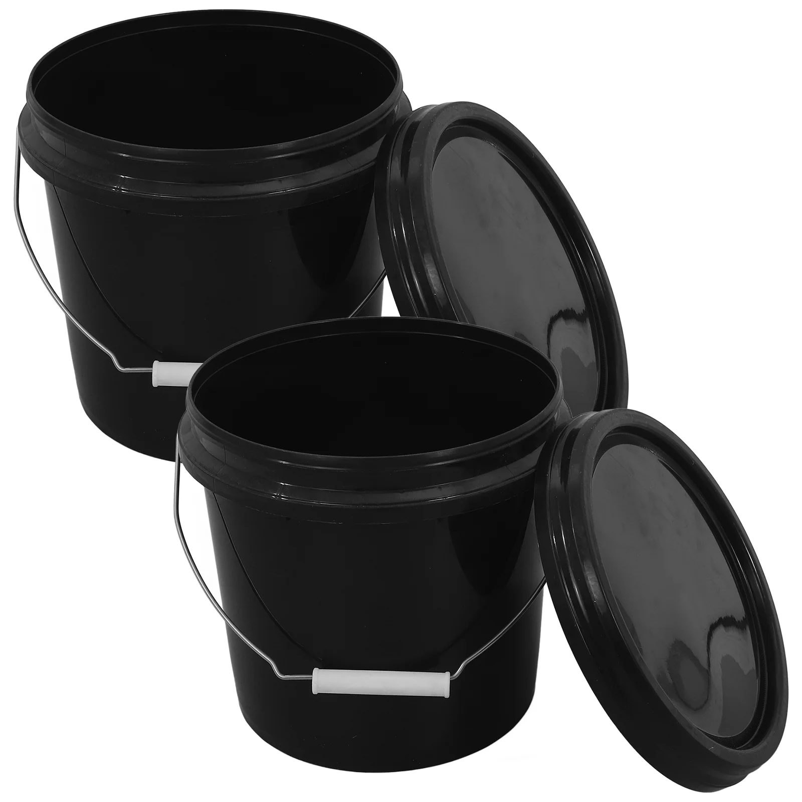 2 Pcs Plastic Bucket Sealed Container With Lid Water Jug For Home Garden Empty Pail Farm Bucket Storage Can Household
2 Pcs Plastic Bucket Sealed Container With Lid Water Jug For Home Garden Empty Pail Farm Bucket Storage Can Household
