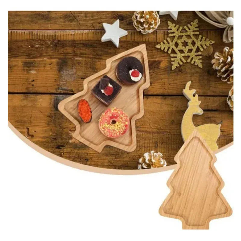 Праздничная рождественская деревянная сервировочная доска с дизайном Санта-Клауса и дерева для хлеба, закусок, суши и тарелок для ужина, домашний декор
Праздничная рождественская деревянная сервировочная доска с дизайном Санта-Клауса и дерева для хлеба, закусок, суши и тарелок для ужина, домашний декор