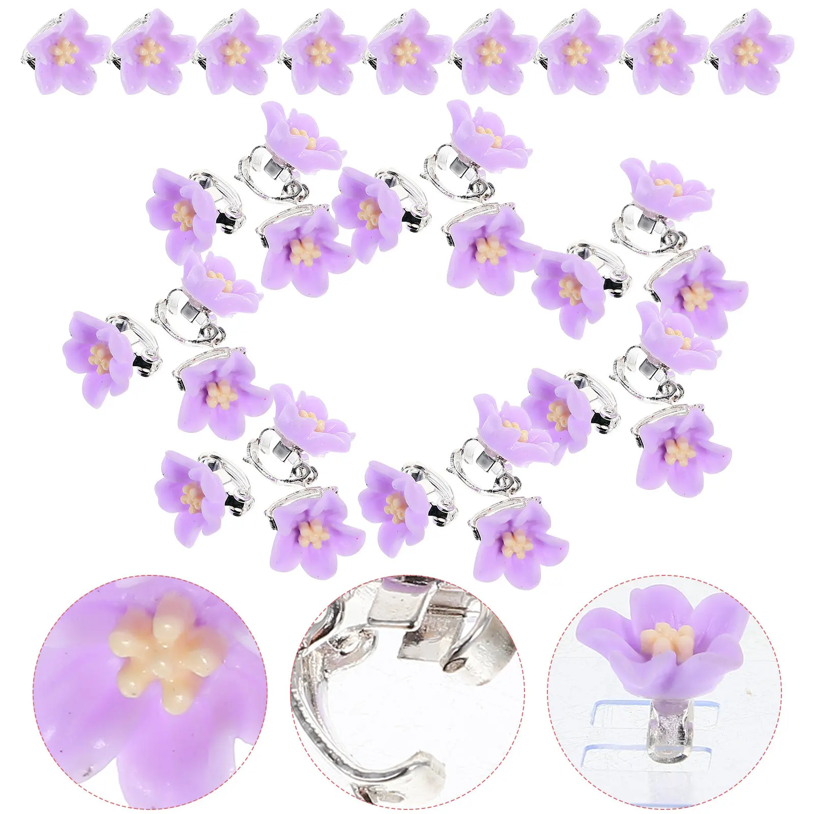 30Pcs Small Flower Hair Clips Mini Claw Clips Decorative Hair Accessories for Kids Girls Teens Women Daily Wear
30Pcs Small Flower Hair Clips Mini Claw Clips Decorative Hair Accessories for Kids Girls Teens Women Daily Wear