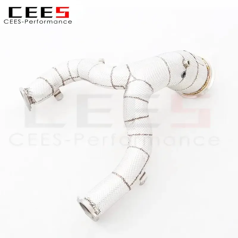 CEES Downpipe for AUDI A6 A7 C7 C8 3.0T 2019-2022 Catless Downpipe Performance Without Catalyst Exhaust System
CEES Downpipe for AUDI A6 A7 C7 C8 3.0T 2019-2022 Catless Downpipe Performance Without Catalyst Exhaust System