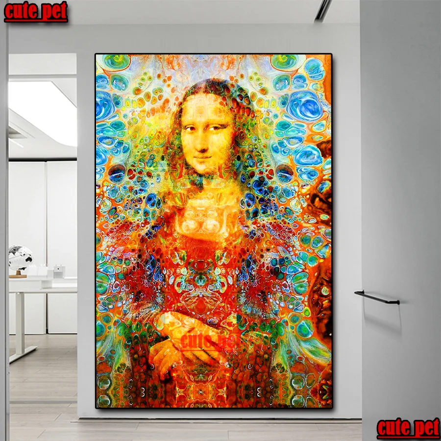 Diamond Painting kit Rhinestone Abstract Mona Lisa 5D DIY Diamond Embroidery Cross Stitch diamond Mosaic Sale decoration salon
Diamond Painting kit Rhinestone Abstract Mona Lisa 5D DIY Diamond Embroidery Cross Stitch diamond Mosaic Sale decoration salon