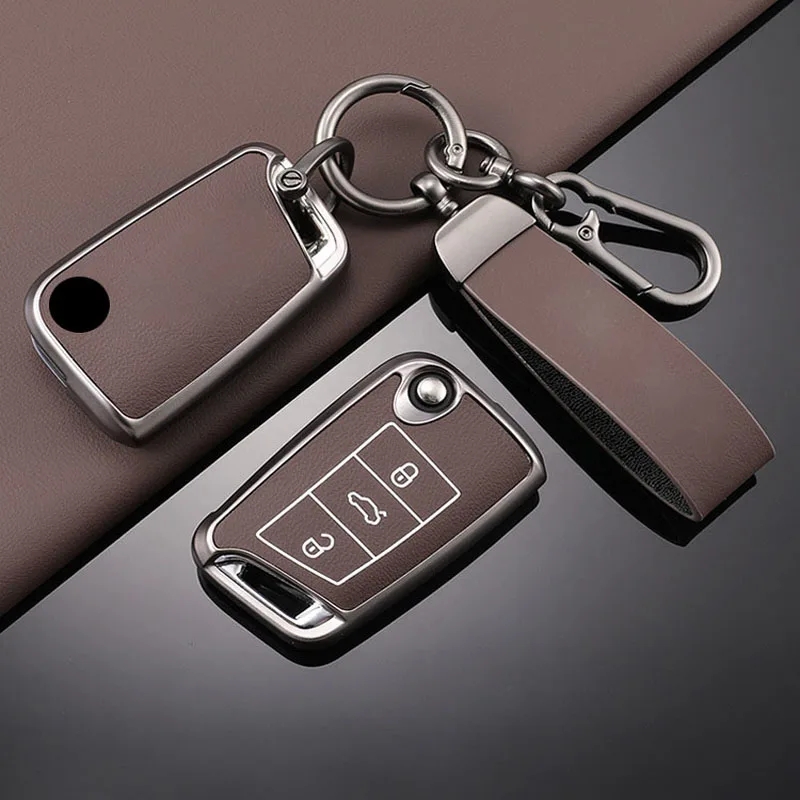 Leather Texture for VW Volkswagen Golf 7 MK7 Tiguan MK2 Seat Ateca Leon FR Skoda Octavia Flip Folding Remote Car Key Case Cover
Leather Texture for VW Volkswagen Golf 7 MK7 Tiguan MK2 Seat Ateca Leon FR Skoda Octavia Flip Folding Remote Car Key Case Cover