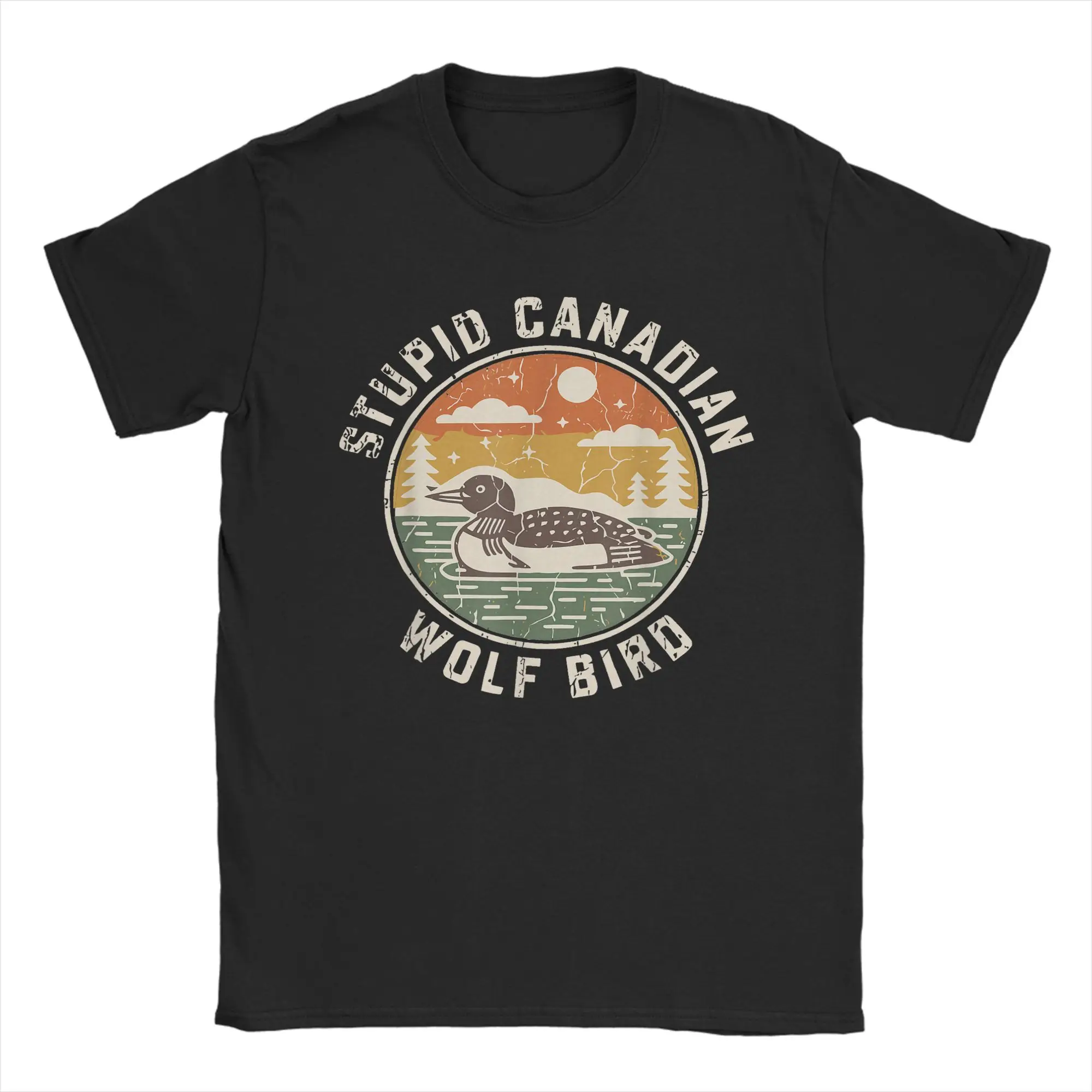 Stupid Canadian Wolf Bird Funny Loon Humor Cotton T-Shirt For Mens Summer Y2K T-Shirts Breathable Novelty Tee Shirt Design Tops
Stupid Canadian Wolf Bird Funny Loon Humor Cotton T-Shirt For Mens Summer Y2K T-Shirts Breathable Novelty Tee Shirt Design Tops