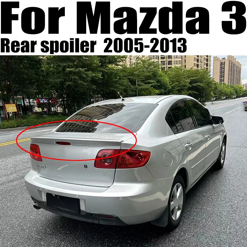 Спойлер для Mazda 3 2005-2013, высококачественный материал ABS, заднее крыло автомобиля, Праймер, цветной задний спойлер для Mazda 3, задний плавник автомобиля, автозапчасти
Спойлер для Mazda 3 2005-2013, высококачественный материал ABS, заднее крыло автомобиля, Праймер, цветной задний спойлер для Mazda 3, задний плавник автомобиля, автозапчасти