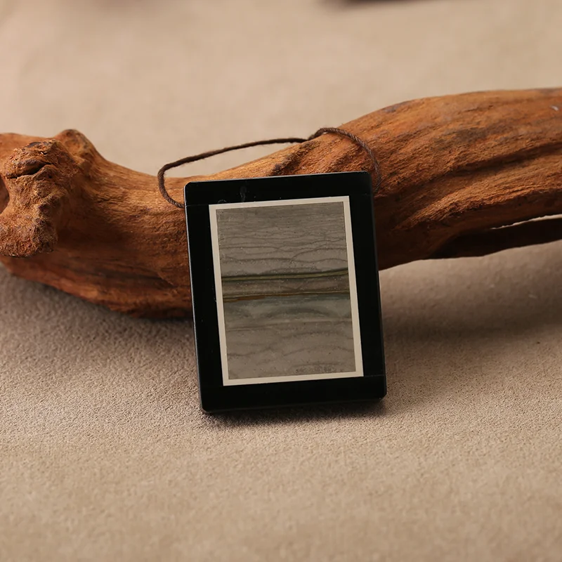 B&F Natural Wave Jasper & Obsidian Picture Frame Pendant Bead, Handmade Natural Stone Bead, 42*35*6mm, 23.4g
B&F Natural Wave Jasper & Obsidian Picture Frame Pendant Bead, Handmade Natural Stone Bead, 42*35*6mm, 23.4g