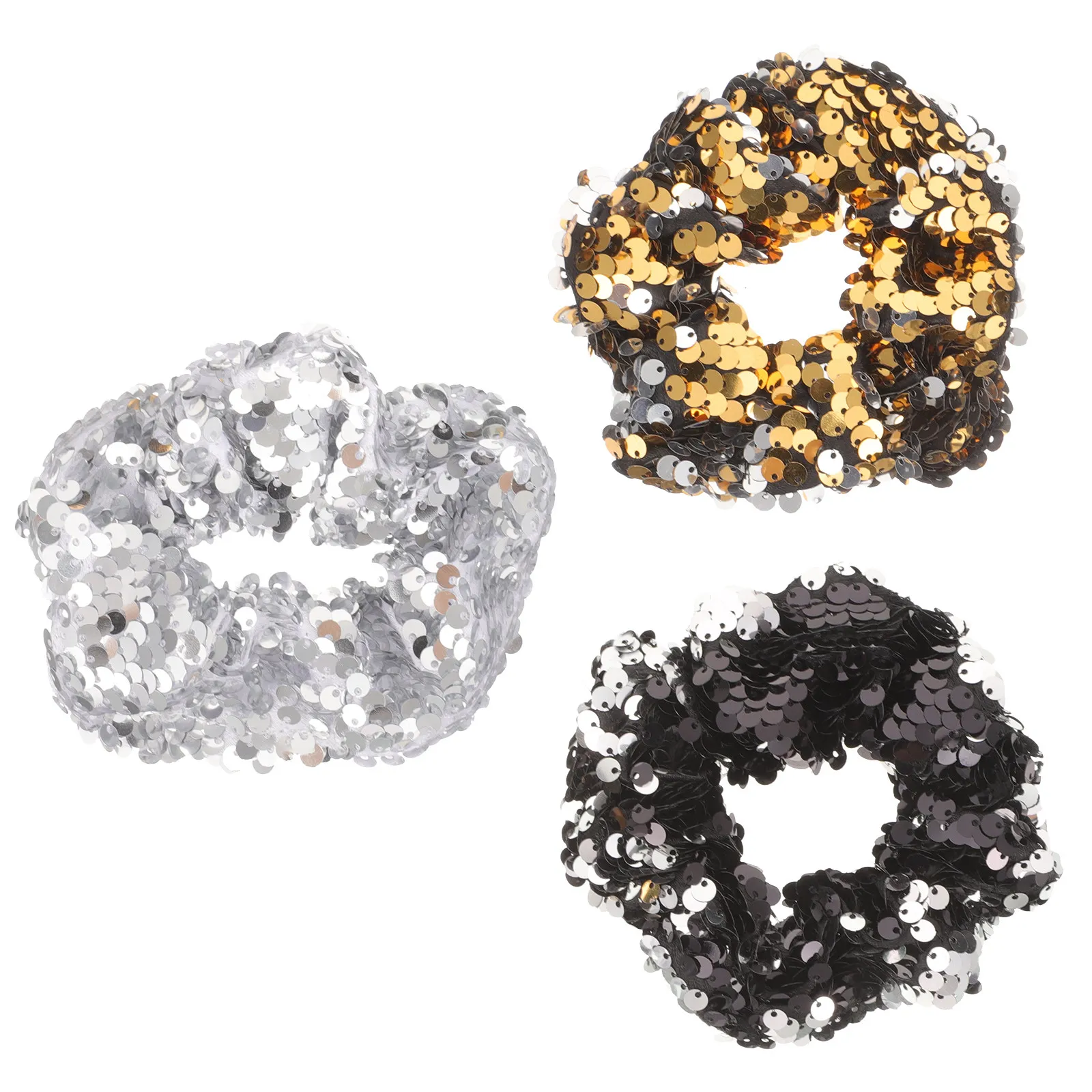 3 Pcs Decorative Elastic Hair Clips for Tie Scrunchy Cute Scrunchies Sequin Accessories
3 Pcs Decorative Elastic Hair Clips for Tie Scrunchy Cute Scrunchies Sequin Accessories