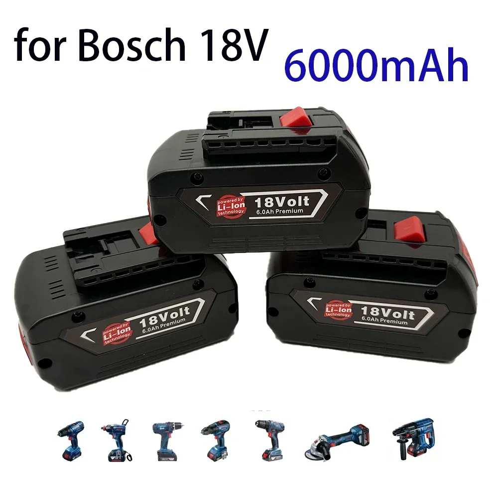 18V Battery Bosch 6.0Ah for Bosch Electric Drill 18V Rechargeable Li-ion Battery BAT609 BAT609G BAT618 BAT618G BAT614 Charge
18V Battery Bosch 6.0Ah for Bosch Electric Drill 18V Rechargeable Li-ion Battery BAT609 BAT609G BAT618 BAT618G BAT614 Charge
