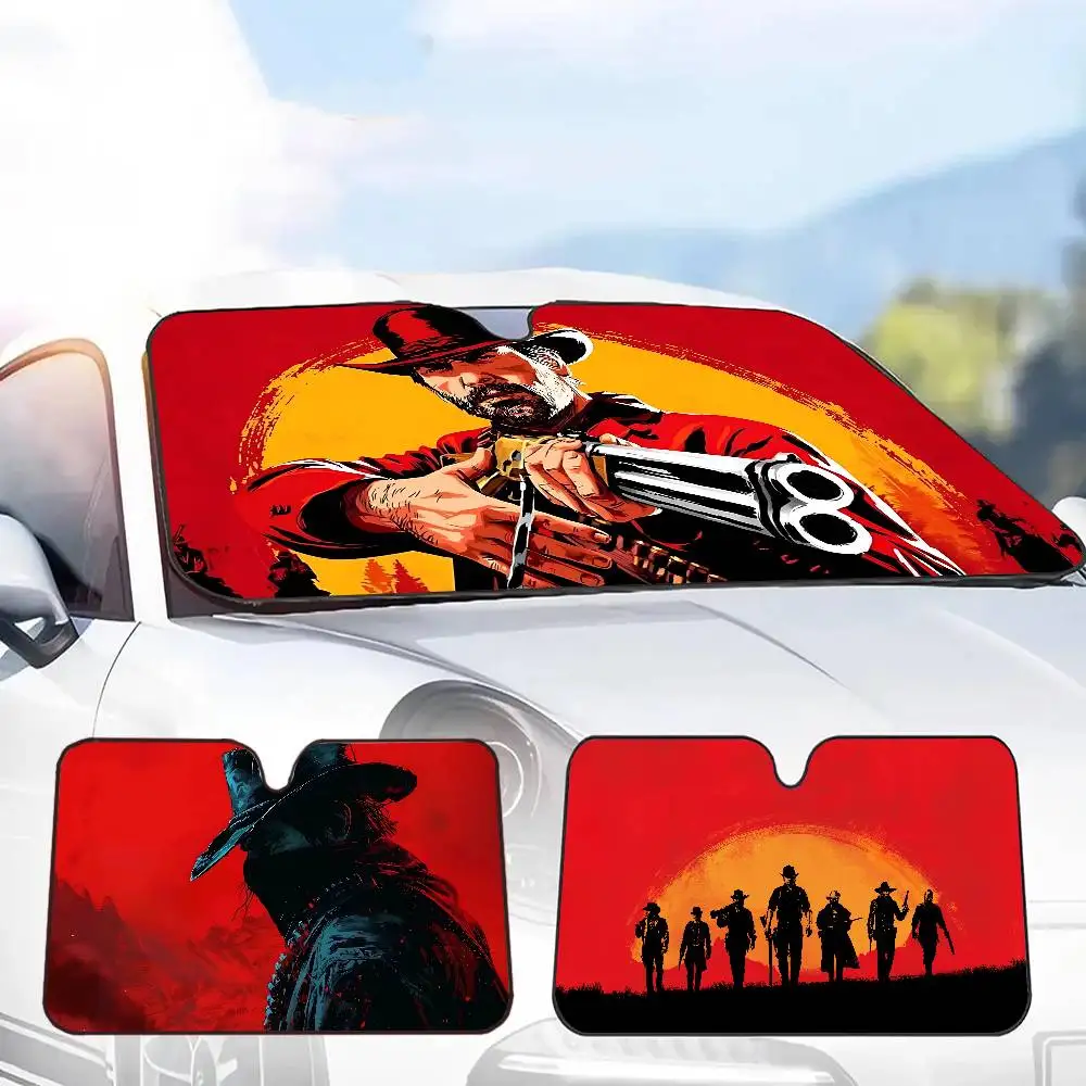 Солнцезащитная 3D-пленка на лобовое стекло автомобиля Game R-Red D-Dead R-Redemption, в клетку, подарок, новинка, 70x130 см
Солнцезащитная 3D-пленка на лобовое стекло автомобиля Game R-Red D-Dead R-Redemption, в клетку, подарок, новинка, 70x130 см