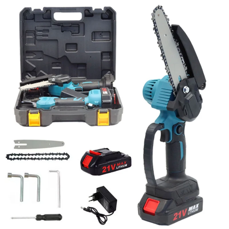 2-Piece Garden Tool Set Rechargeable Cordless Tree Trimmer Trimmer Portable Electric Chainsaw Combination Kit Hard Box OEM
2-Piece Garden Tool Set Rechargeable Cordless Tree Trimmer Trimmer Portable Electric Chainsaw Combination Kit Hard Box OEM