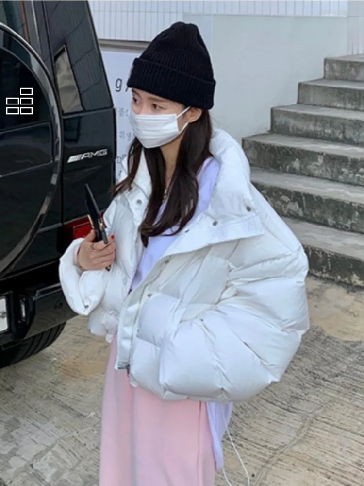 ort Puffer Jaet Women's Winter Faion Zipper Stand Collar Loose Bread Sle Coat Warm Trendy for Small Stature
ort Puffer Jaet Women's Winter Faion Zipper Stand Collar Loose Bread Sle Coat Warm Trendy for Small Stature