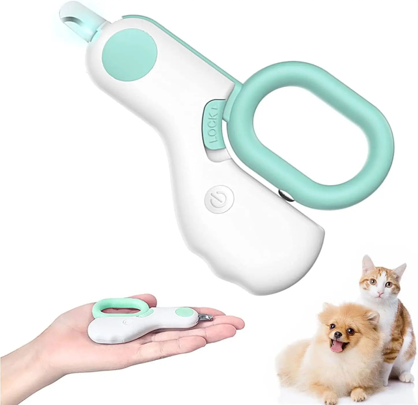 LED Pet Nail Clippers with Bright Light for Safe Trimming of Small Animals Like Dogs, Cats, Rabbits
LED Pet Nail Clippers with Bright Light for Safe Trimming of Small Animals Like Dogs, Cats, Rabbits