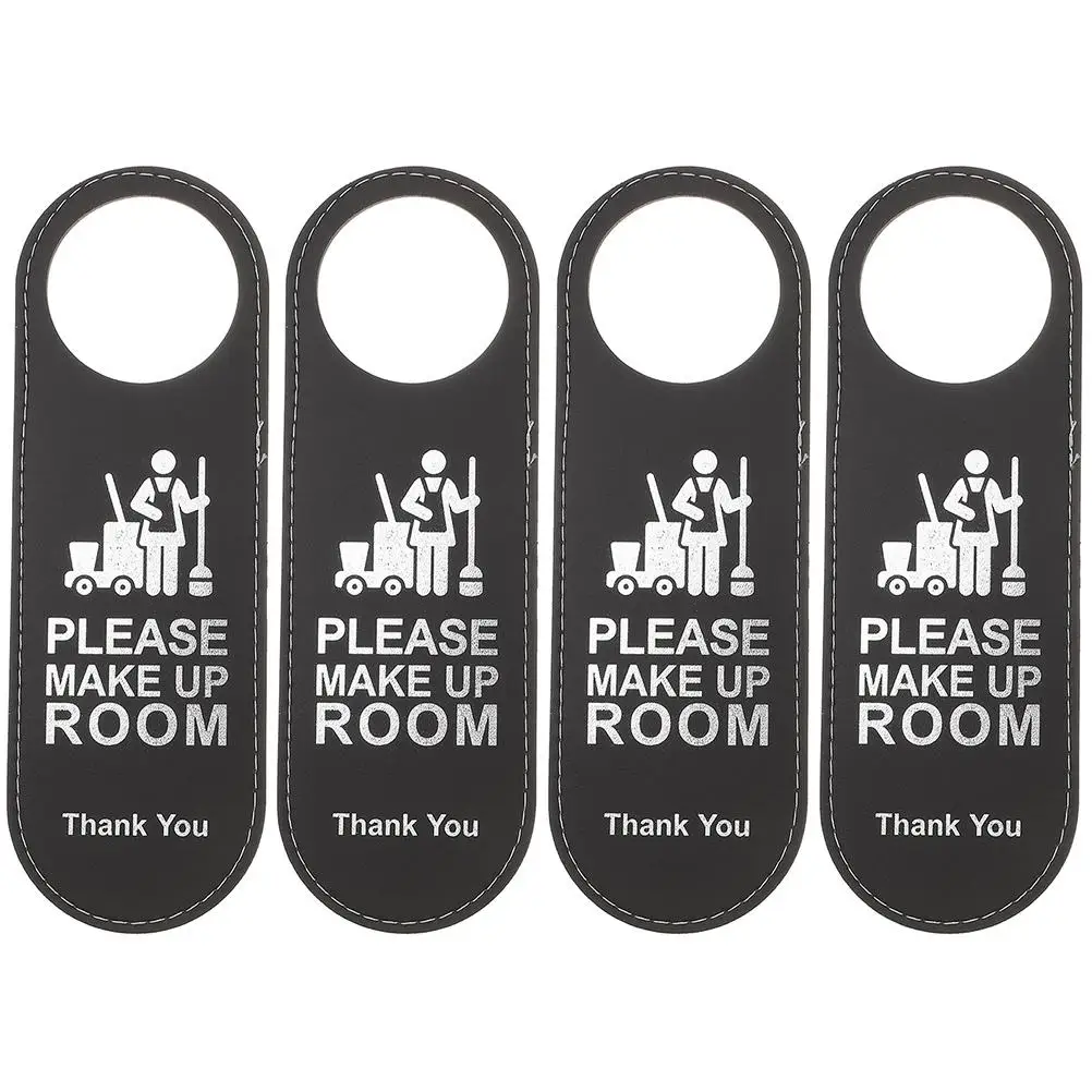 4Pcs Door Hanger Signs High Quality Double Sided Not Disturb Make Up Room Hotel Bar Cafe Listings Decorative Hanging
4Pcs Door Hanger Signs High Quality Double Sided Not Disturb Make Up Room Hotel Bar Cafe Listings Decorative Hanging
