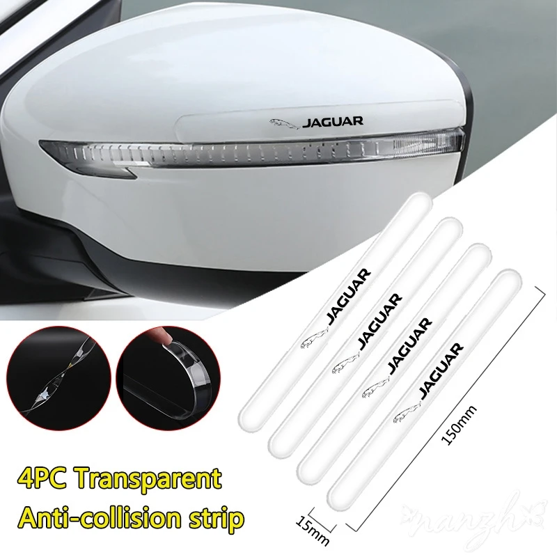 4PCS Door Bumper Strip Reflective Car Mirrors Anti scratch Protection Stickers For Jaguar XF F-pace I-pace XK XE XJ E-pace SV
4PCS Door Bumper Strip Reflective Car Mirrors Anti scratch Protection Stickers For Jaguar XF F-pace I-pace XK XE XJ E-pace SV