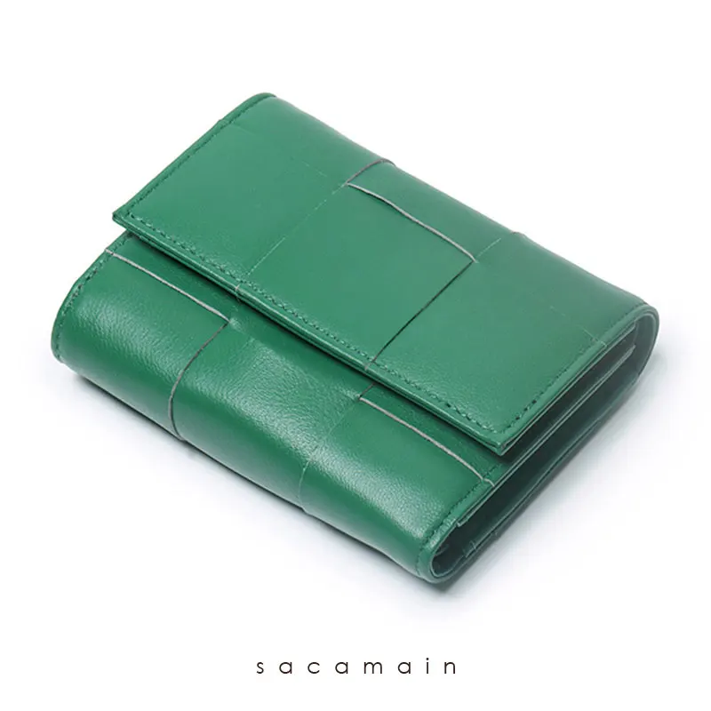 Sheepskin Wallet Handmade Weave Card Holder Coin Purse Fold Short Genuine Leather Retro Luxury Designer Women Unixes Wallet
Sheepskin Wallet Handmade Weave Card Holder Coin Purse Fold Short Genuine Leather Retro Luxury Designer Women Unixes Wallet