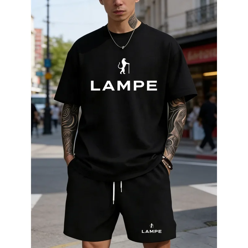 2026 Summer New Alphabet Element Pattern Printed Short Sleeve T-shirt Street Fashion Casual Sport Short Sleeve + Shorts Set
2026 Summer New Alphabet Element Pattern Printed Short Sleeve T-shirt Street Fashion Casual Sport Short Sleeve + Shorts Set