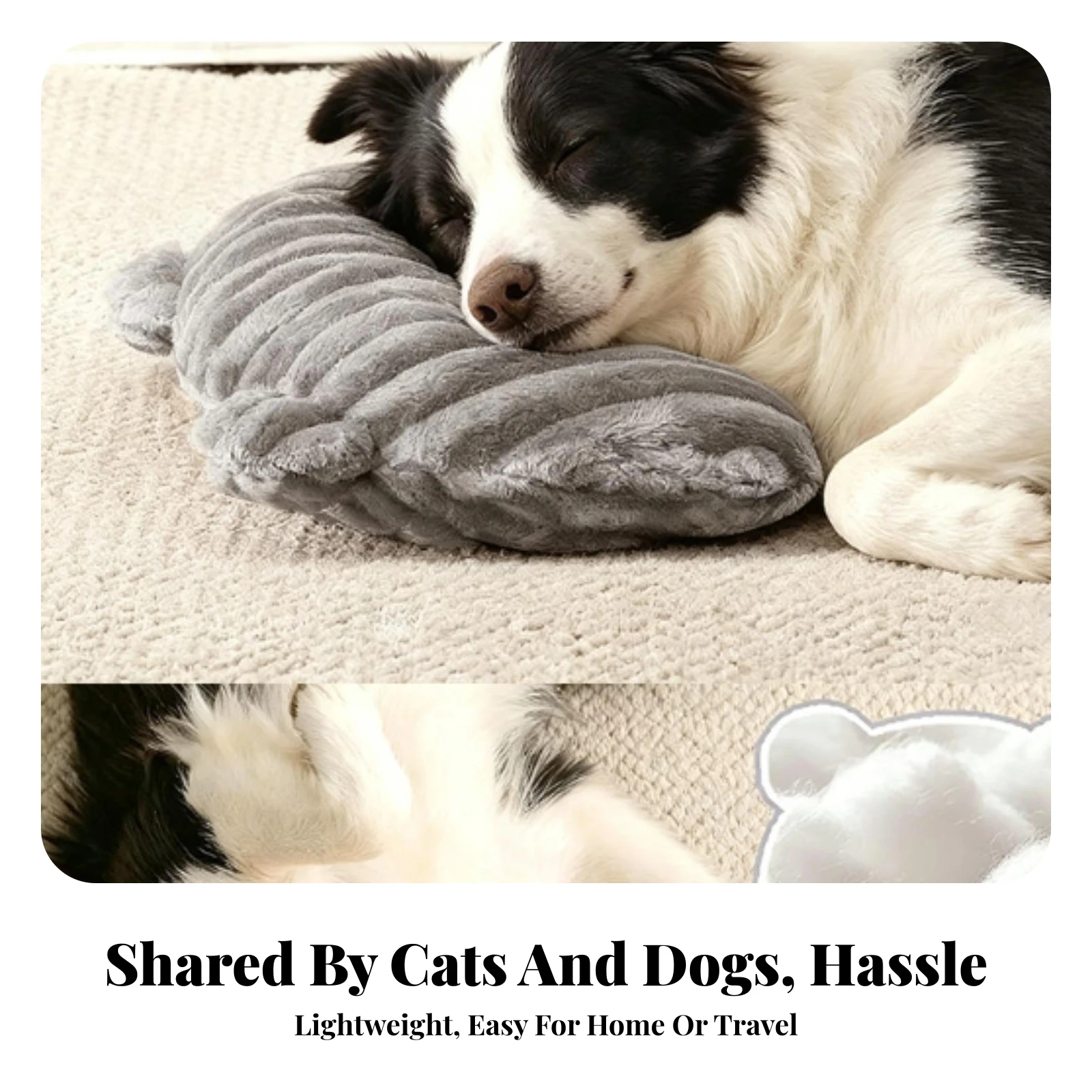 Dog Neck Pillow Soft Raised Sides Cushiony U Shaped Pet Pillow for Resting
Dog Neck Pillow Soft Raised Sides Cushiony U Shaped Pet Pillow for Resting