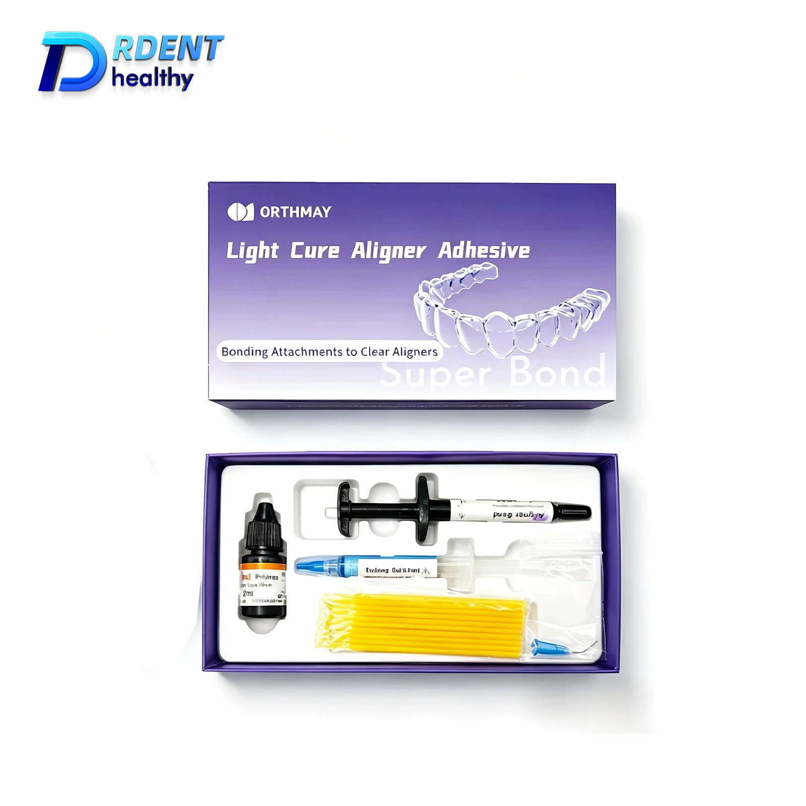 Dental Invisible Adhesive Light Cure Kit for Attachments Bonding To Clear Aligners Orthodontic Resin Cement Kit Dental Supplies
Dental Invisible Adhesive Light Cure Kit for Attachments Bonding To Clear Aligners Orthodontic Resin Cement Kit Dental Supplies