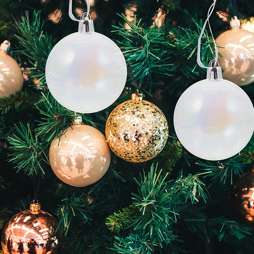24pcs 4cm Christmas Pearlescent Bubble Colorful Balls Transparent Plastic Tree Hanging naments Festive Decorations
24pcs 4cm Christmas Pearlescent Bubble Colorful Balls Transparent Plastic Tree Hanging naments Festive Decorations
