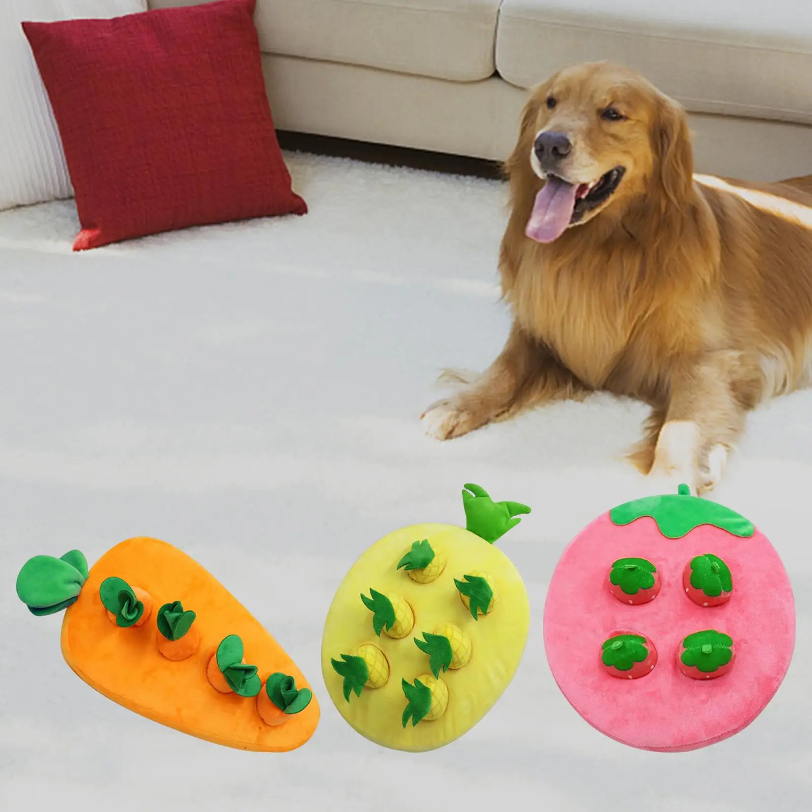 Interactive Sniff Mat Carrot Toy for Dogs - Engaging Feeding Activity
Interactive Sniff Mat Carrot Toy for Dogs - Engaging Feeding Activity