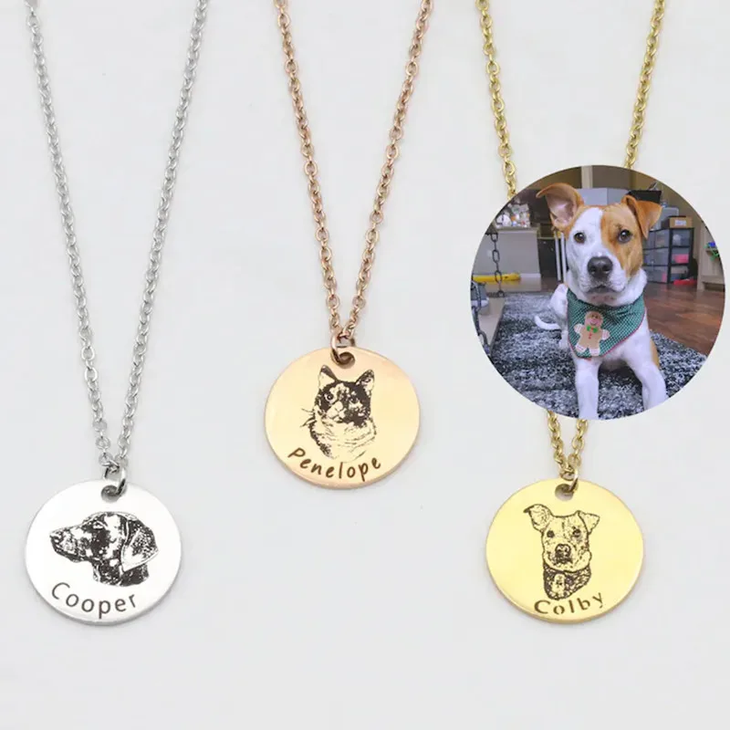 Ins Style 925 Silver Trendy Pet Dog Photo Engraving DIY Necklace Commemorative Jewelry Gift
Ins Style 925 Silver Trendy Pet Dog Photo Engraving DIY Necklace Commemorative Jewelry Gift