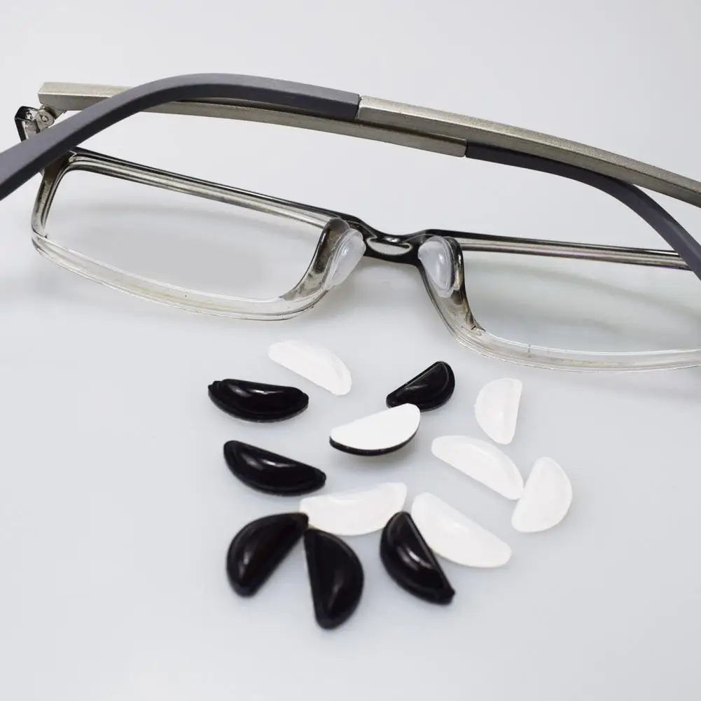 12 Pairs Silicone Eyeglass Nose Pads Non-slip Half Moon Hollow Glasses Nose Pads Eyeglasses Eyewear Nose Pad Kit
12 Pairs Silicone Eyeglass Nose Pads Non-slip Half Moon Hollow Glasses Nose Pads Eyeglasses Eyewear Nose Pad Kit