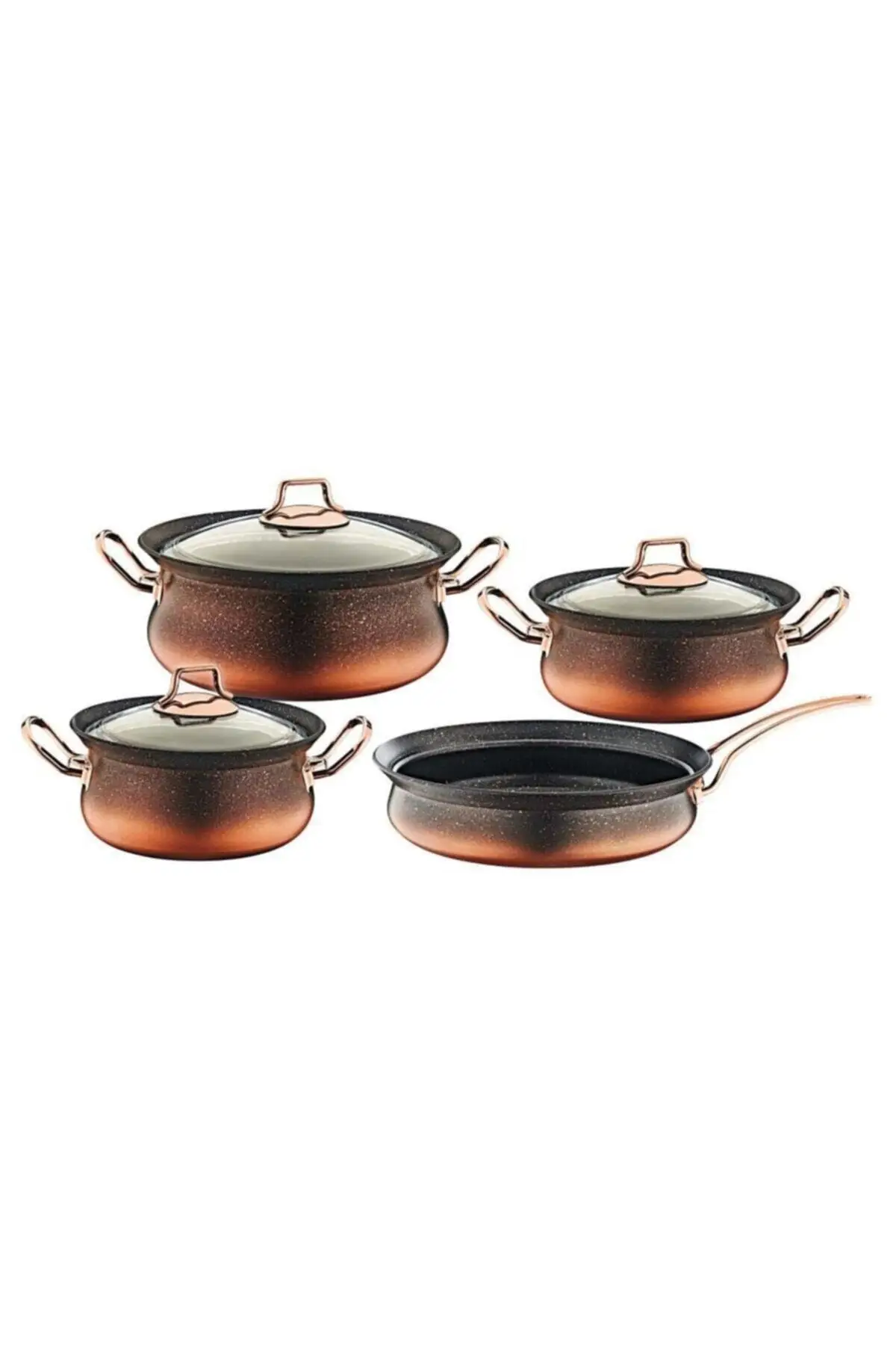 DOLBOVI 3044 7 pieces granite copper Cookware Set copper Cookware Set
DOLBOVI 3044 7 pieces granite copper Cookware Set copper Cookware Set
